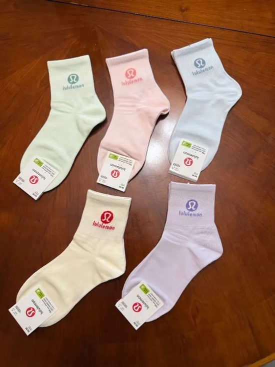 lululemon athletica Other - lululemon athletica Pastel Ankle Sock Set - Mint, Blush, Sky, Cream, Lavender